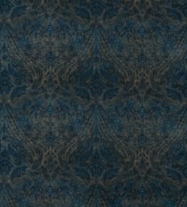 Royal Damask Velvet Fabric by GP & J Baker Sapphire