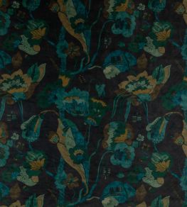 California Velvet Fabric by GP & J Baker Indigo/Teal California Velvet Fabric by GP & J Baker Indigo/Teal