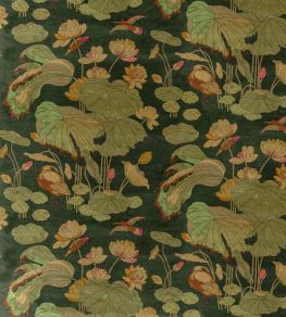 Nympheus Velvet Fabric by GP & J Baker Emerald Nympheus Velvet Fabric by GP & J Baker Emerald