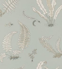 Ferns Wallpaper by GP & J Baker Soft Blue Ferns Wallpaper by GP & J Baker Soft Blue
