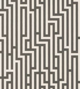 Fretwork Wallpaper by GP & J Baker Charcoal Fretwork Wallpaper by GP & J Baker Charcoal