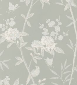Peony & Blossom Wallpaper by GP & J Baker Soft Blue