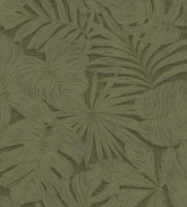 Granada Wallpaper by Casadeco Vert Kaki Granada Wallpaper by Casadeco Vert Kaki