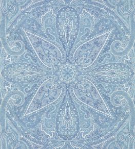 Grand Paisley Wallpaper by Zoffany Indigo