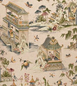 Grand Palace Fabric by Thibaut Blush Grand Palace Fabric by Thibaut Blush