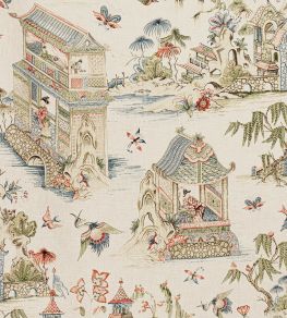 Grand Palace Fabric by Thibaut Taupe Grand Palace Fabric by Thibaut Taupe