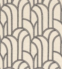 Grand Rex Fabric by Camengo Black & White Grand Rex Fabric by Camengo Black & White