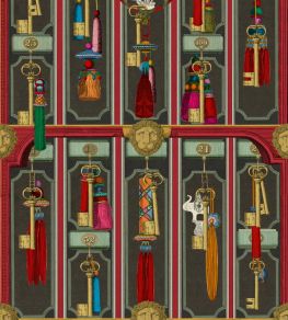 Grand Suite Keys Wallpaper by MINDTHEGAP Anthracite Grand Suite Keys Wallpaper by MINDTHEGAP Anthracite