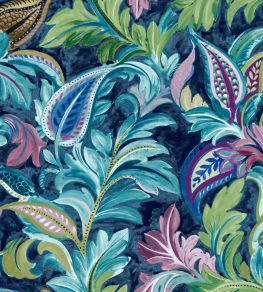 Grande Highgrove Fabric by Arley House Sapphire