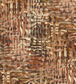 Grande Prism Fabric by Arley House Rust Grande Prism Fabric by Arley House Rust