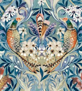 Grande Rostherne Fabric by Arley House Sky Grande Rostherne Fabric by Arley House Sky