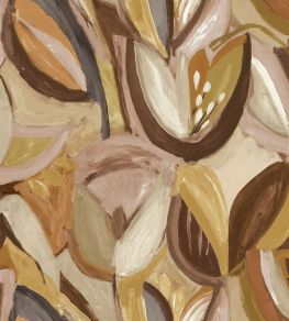 Grande Tulpen Fabric by Arley House Almond Grande Tulpen Fabric by Arley House Almond