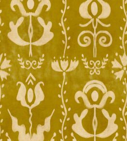 Grandma's Stencil Wallpaper by MINDTHEGAP Mustard Grandma's Stencil Wallpaper by MINDTHEGAP Mustard