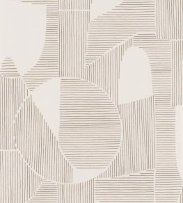 Graphique Wallpaper by Casadeco Taupe / Beige Graphique Wallpaper by Casadeco Taupe / Beige