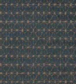 Grease Fabric by Warwick Indigo Grease Fabric by Warwick Indigo