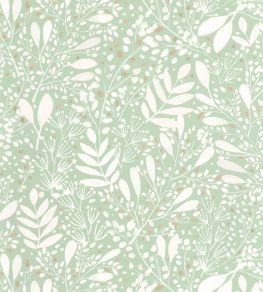 Joy Wallpaper by Caselio Vert D'Eau Or Joy Wallpaper by Caselio Vert D'Eau Or