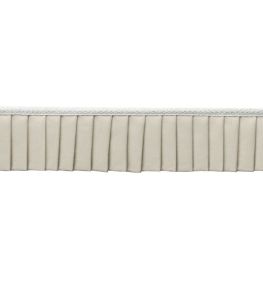 Greer Pleated Border Trimming by Samuel & Sons Sterling Greer Pleated Border Trimming by Samuel & Sons Sterling
