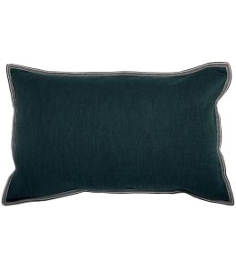 Guethary Cushion by Maison Casamance Bleu Canard