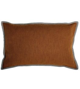 Guethary Cushion by Maison Casamance Terre De Sienne