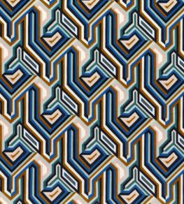 Gugg Velvet Fabric by Camengo Indigo Gugg Velvet Fabric by Camengo Indigo
