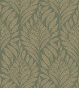 Gustav Wallpaper by Casamance Vert de gris/dore Gustav Wallpaper by Casamance Vert de gris/dore