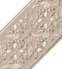 Gypsy Embroidered Border Trimming by Samuel & Sons Barley Gypsy Embroidered Border Trimming by Samuel & Sons Barley