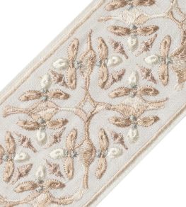Gypsy Embroidered Border Trimming by Samuel & Sons Dove Gypsy Embroidered Border Trimming by Samuel & Sons Dove