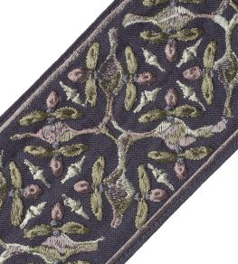 Gypsy Embroidered Border Trimming by Samuel & Sons Ocean Floor Gypsy Embroidered Border Trimming by Samuel & Sons Ocean Floor