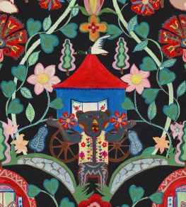 Gypsy Fairytale Wallpaper by MINDTHEGAP Anthracite