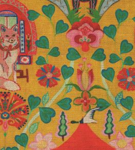 Gypsy Fairytale Fabric by MINDTHEGAP Lemon