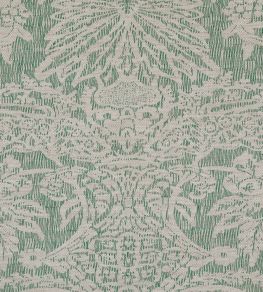 Hackford Fabric by Fermoie Green Hackford Fabric by Fermoie Green