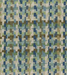Hadlow Fabric by Nina Campbell Blue/Green/Bronze Hadlow Fabric by Nina Campbell Blue/Green/Bronze