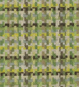 Hadlow Fabric by Nina Campbell Green/Chocolate/Chartreuse Hadlow Fabric by Nina Campbell Green/Chocolate/Chartreuse