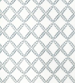 Halifax Embroidery Fabric by Anna French Blue and White Halifax Embroidery Fabric by Anna French Blue and White