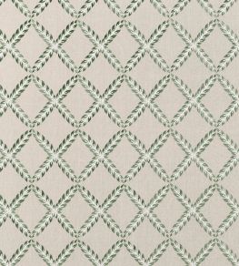 Halifax Embroidery Fabric by Anna French Green Halifax Embroidery Fabric by Anna French Green