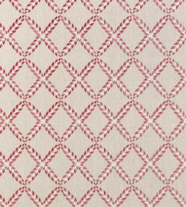 Halifax Embroidery Fabric by Anna French Red Halifax Embroidery Fabric by Anna French Red