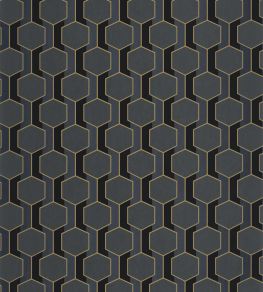 Hamilton Wallpaper by Casadeco Noir Reglisse Hamilton Wallpaper by Casadeco Noir Reglisse