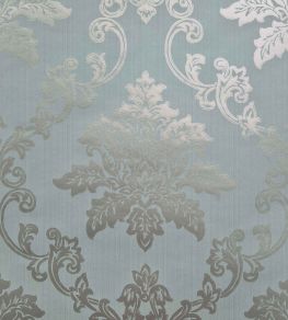 Hampton Wallpaper by 1838 Wallcoverings Duck Egg Blue