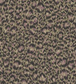 Hand Painted Leopard Wallpaper by Cole & Son Moss & Mauve Hand Painted Leopard Wallpaper by Cole & Son Moss & Mauve