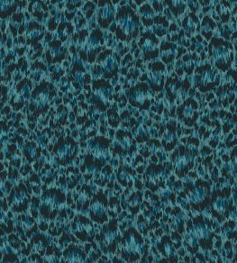 Hand Painted Leopard Wallpaper by Cole & Son Petrol & Teal Hand Painted Leopard Wallpaper by Cole & Son Petrol & Teal