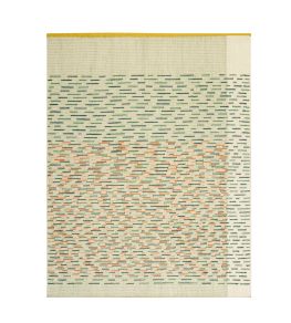 Backstitch Busy Rug by GAN Green
