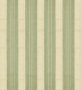 Hanover Stripe Fabric by Zoffany Evergreen Hanover Stripe Fabric by Zoffany Evergreen