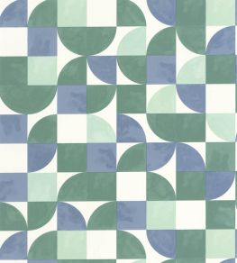 Happiness Wallpaper by Caselio Bleu Happiness Wallpaper by Caselio Bleu