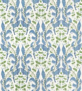 Harbor Springs Fabric by Thibaut Blue Harbor Springs Fabric by Thibaut Blue