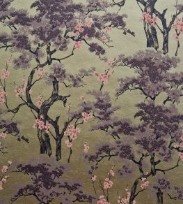 Harewood Wallpaper by 1838 Wallcoverings Gold Metallic Harewood Wallpaper by 1838 Wallcoverings Gold Metallic