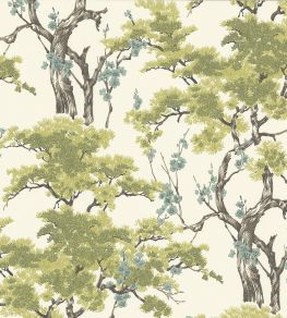 Harewood Wallpaper by 1838 Wallcoverings Lime Green Harewood Wallpaper by 1838 Wallcoverings Lime Green