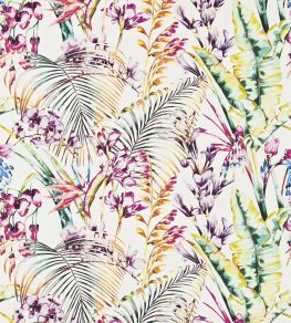 Paradise Fabric by Harlequin Papaya/Flamingo/Apple Paradise Fabric by Harlequin Papaya/Flamingo/Apple