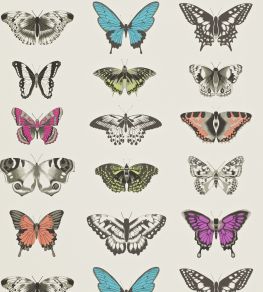 Papilio Wallpaper by Harlequin Flamingo/Papaya/Olive Papilio Wallpaper by Harlequin Flamingo/Papaya/Olive