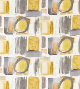 Kanjiro Fabric by Harlequin Ochre / Charcoal / Stone Kanjiro Fabric by Harlequin Ochre / Charcoal / Stone