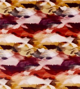 Minako Fabric by Harlequin Indigo / Fuchsia / Mandarin